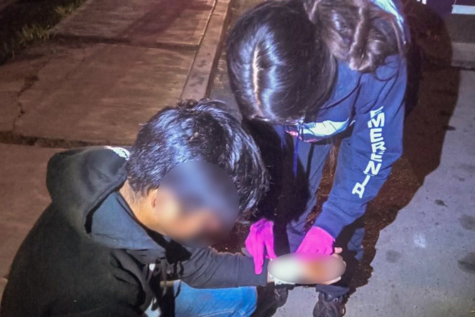 Protección Civil de Huamantla salva a sujeto lesionado
